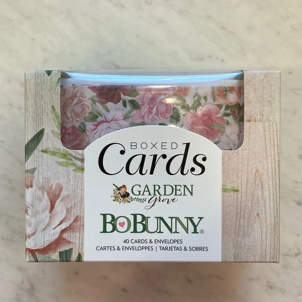 BoBunny Garden Grove A2 Boxed Cards and Envelopes 39